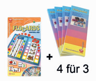 FLOCARDS - Vorteilspaket: Kontrollbox mit 4 Kartensätzen