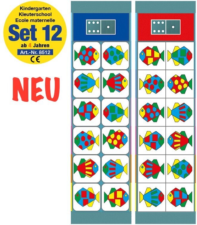 FLOCARDS - Set 12 Farb- und Formenspiele ab 4 Jahren FLOCARDS - Set 12 Farb- und Formenspiele ab 4 Jahren