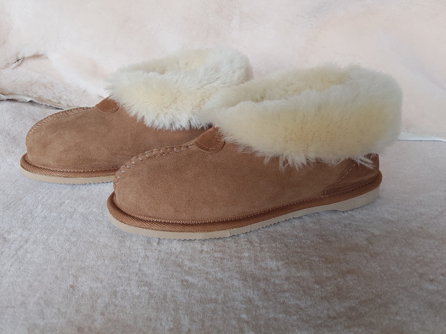 Stella Ugg Slippers Hard Sole, Colour: Chestnut, Size: AU 5 Women