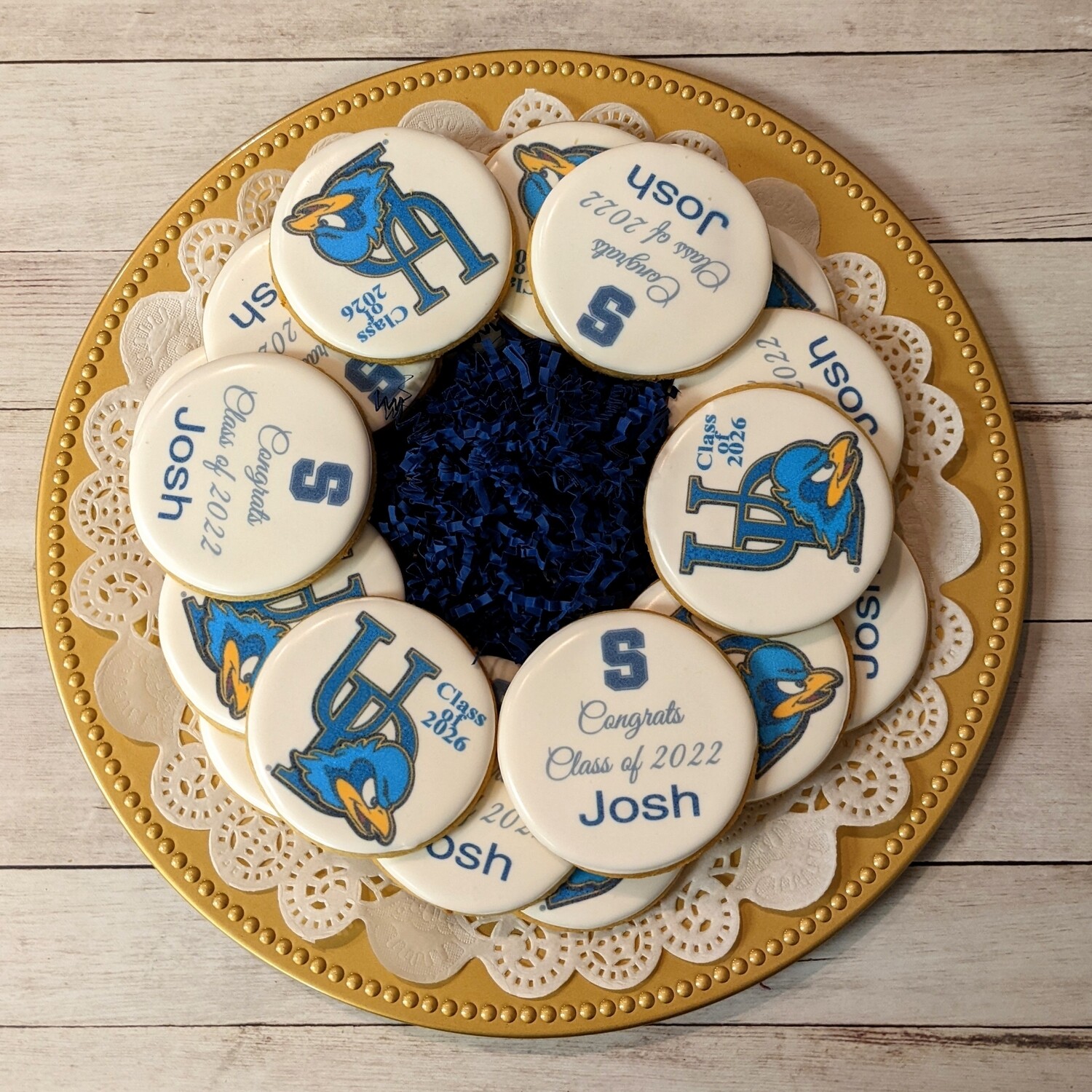 HS Grad Is College Bound Printed Platter