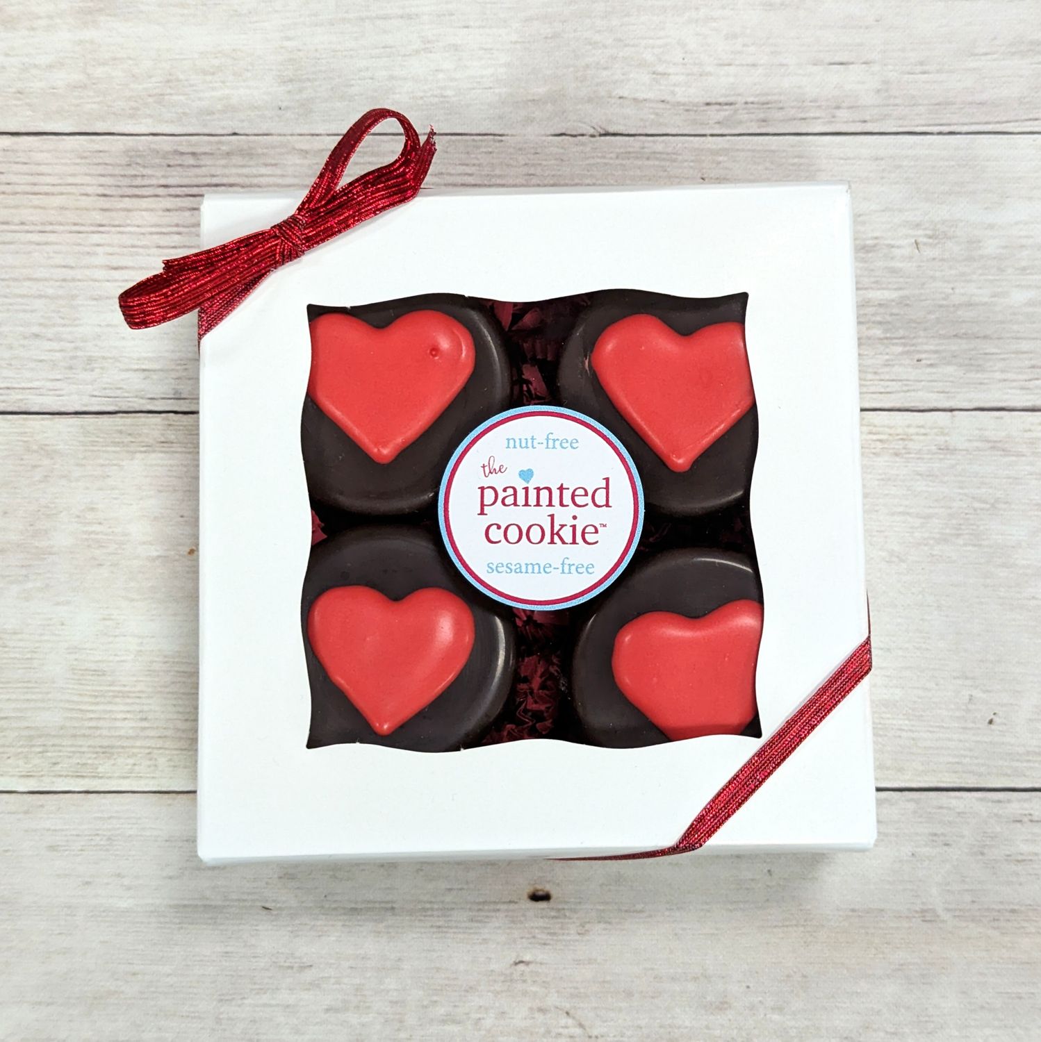 Valentine Chocolate Covered Oreo Gift Box, Size: 4 pk Box