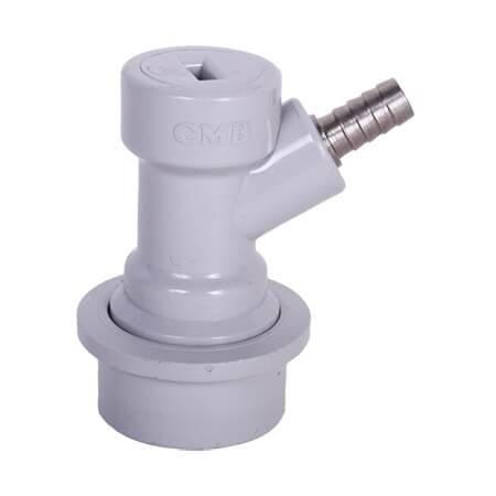 Quick Disconnect Gas 1/4' Barbed, Ball Lock