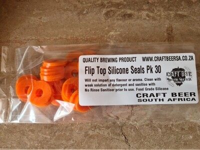 Flip Top Silicone Seals 30 Pack