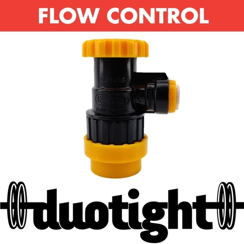 Kegland Duotight 8mm x Flow Control Ball Lock Disconnect