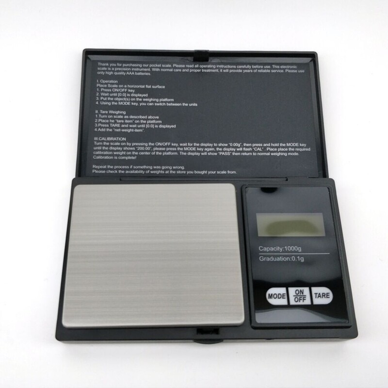 Precision Brewing Salt and Hops Scale (0.1g to 1000g)