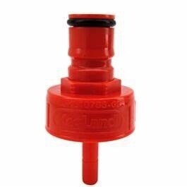 Kegland Red Plastic Carbonation & Line Cleaning Cap & FermZilla Pressure Cap