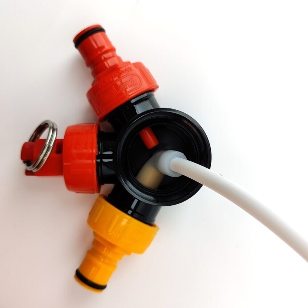 8L PET Oxebar Tapping Head Assembly with Ball Lock Posts, Dip Tube and PRV 8L PET Oxebar Tapping Head Assembly with Ball Lock Posts, Dip Tube and PRV