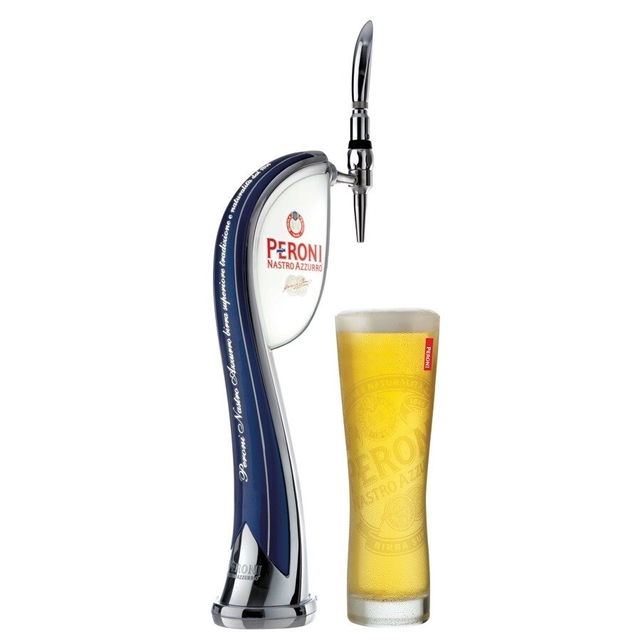 Single Tap Peroni Beer Dispensing Tower