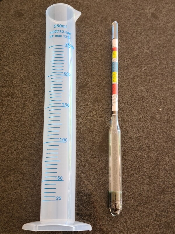 Hydrometer + 250ml Trial Jar Combo