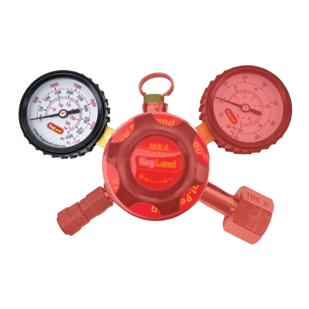 Kegland High Pressure Regulator Replacement Gauge