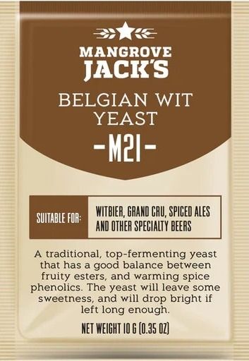 Mangrove Jack Belgian Wit Yeast M21 - 10g