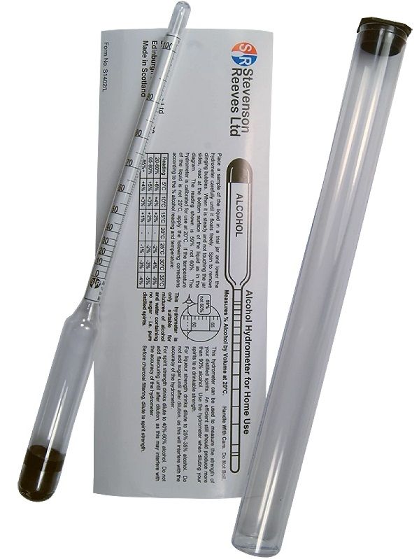 Alcohol Meter 0-100% (Stevenson Reeves)