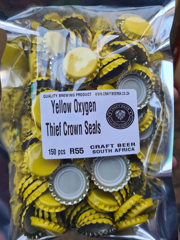 Crown Seals Yellow Pack of 150