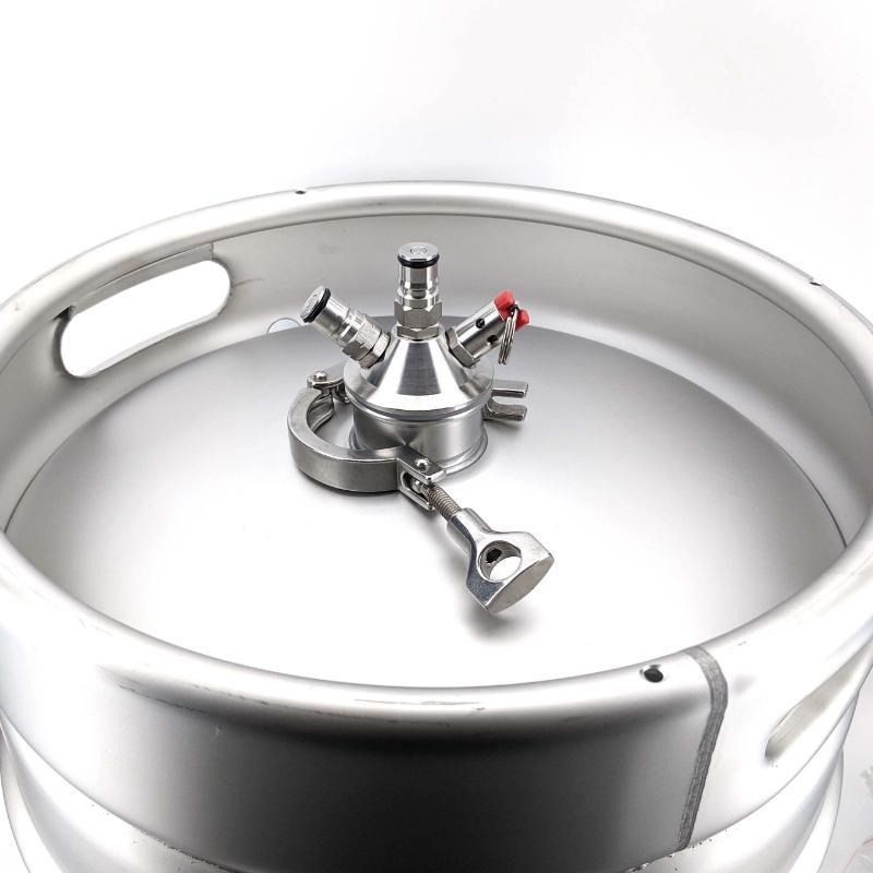 30L Stainless Steel Keg with Corny Adapter