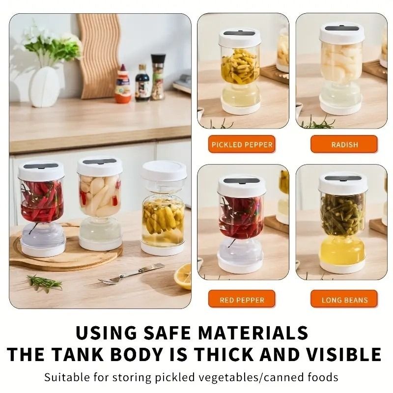 Fermentation Jar with Built-in Fork