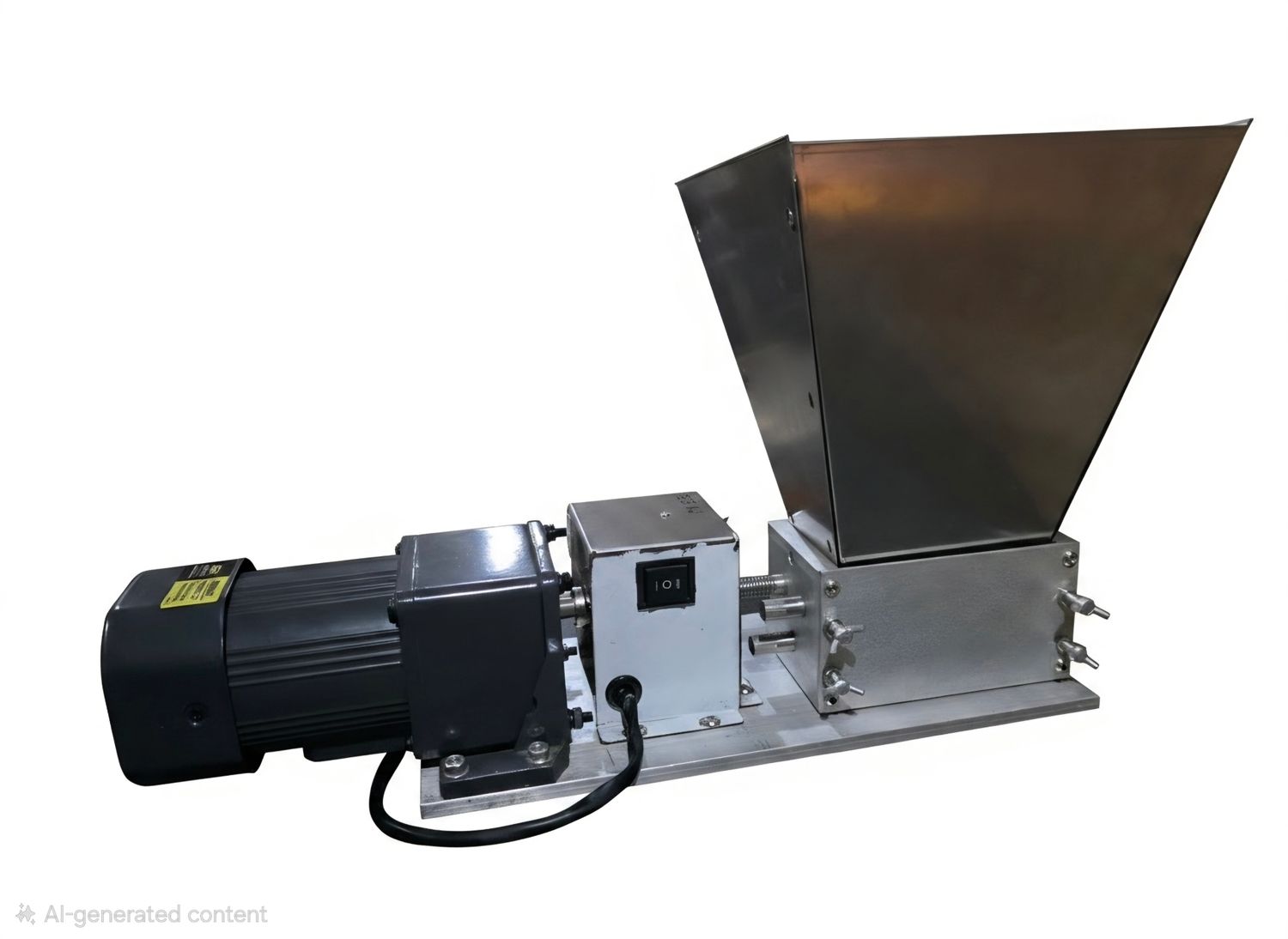 3 Roller Electric Malt Mill