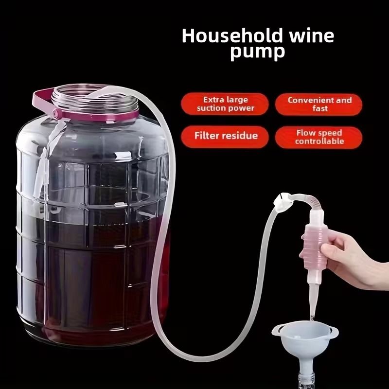 Wine, Mead or Beer Siphon Pump