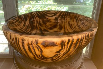 Burned "Pine" Bowl Burned "Pine" Bowl