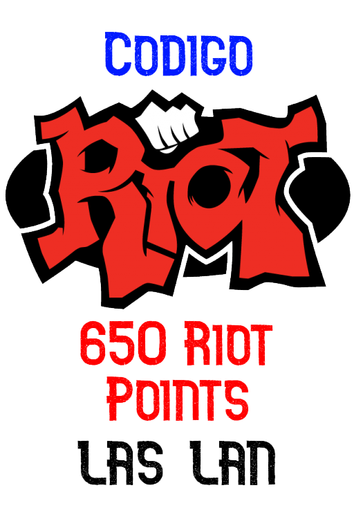Codigo 650 Riot Points (5 USD) LAS y LAN [Digital]