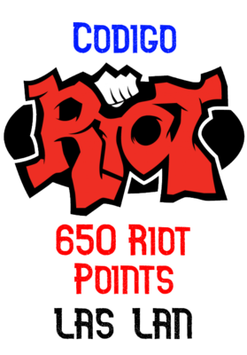 Codigo 650 Riot Points (5 USD) LAS y LAN [Digital]
