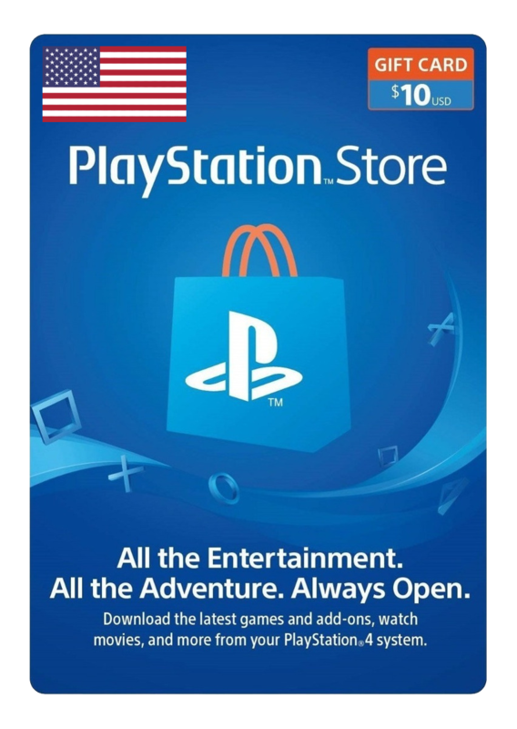 Codigo PlayStation Network 10 USD Solo EE.UU. [Digital]
