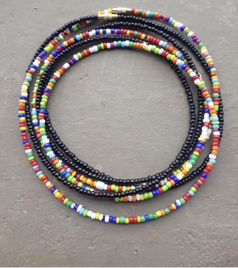 Rainbow Waist Beads