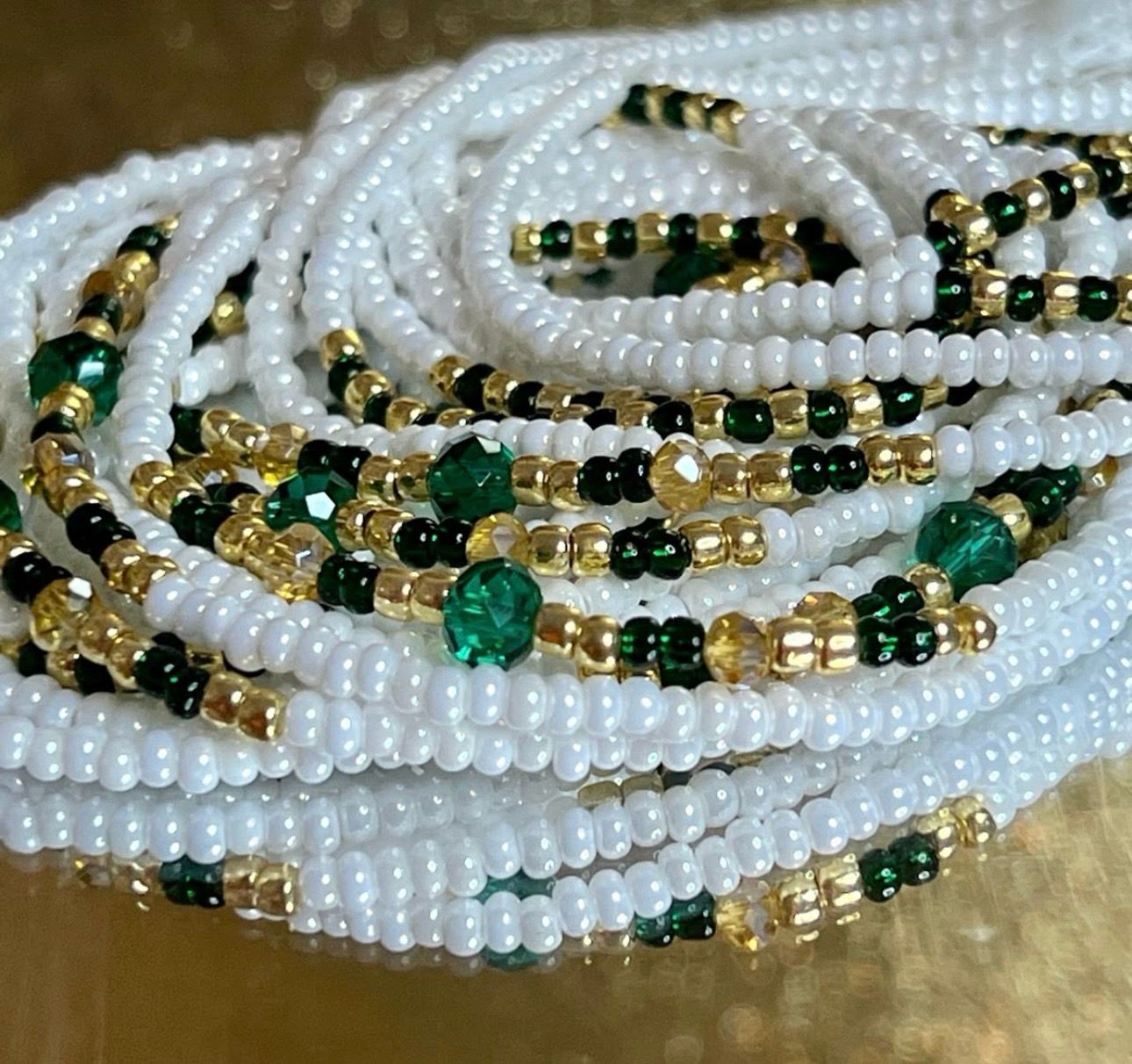 White Emerald Waistbeads
