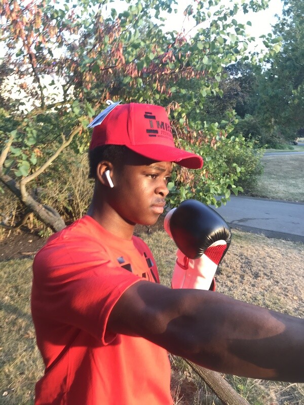 MB2 Distressed Cap Red/Black