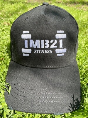MB2 Distressed Cap Black/White