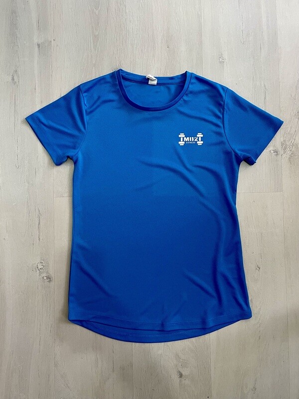 MB2 Womens Fitted T-Shirt Sapphire Blue/White