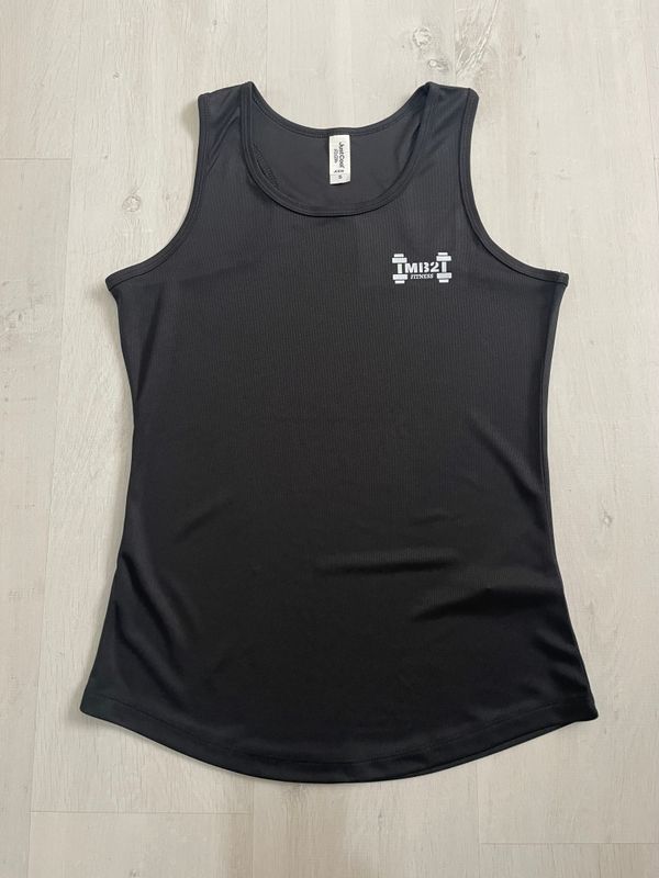 MB2 Womens Vest Black/White