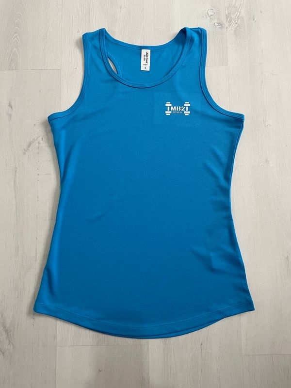 MB2 Womens Vest Sapphire Blue /White