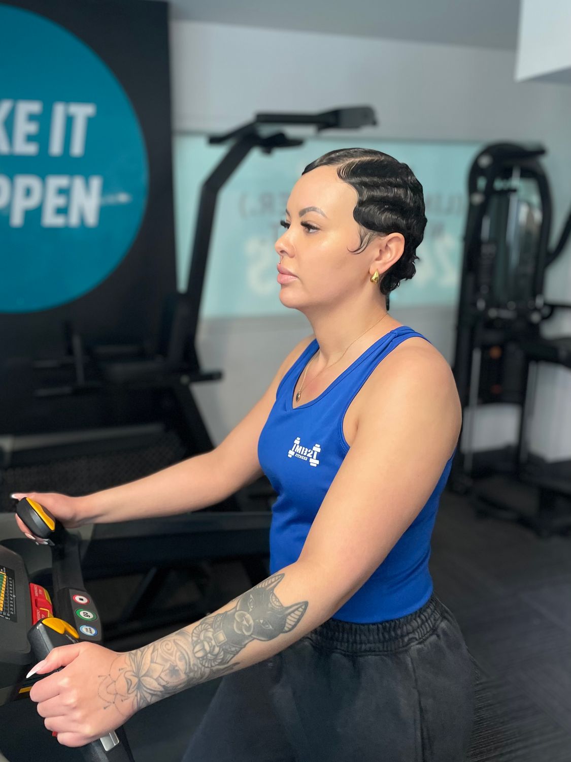 MB2 Womens Vest Royal Blue/White