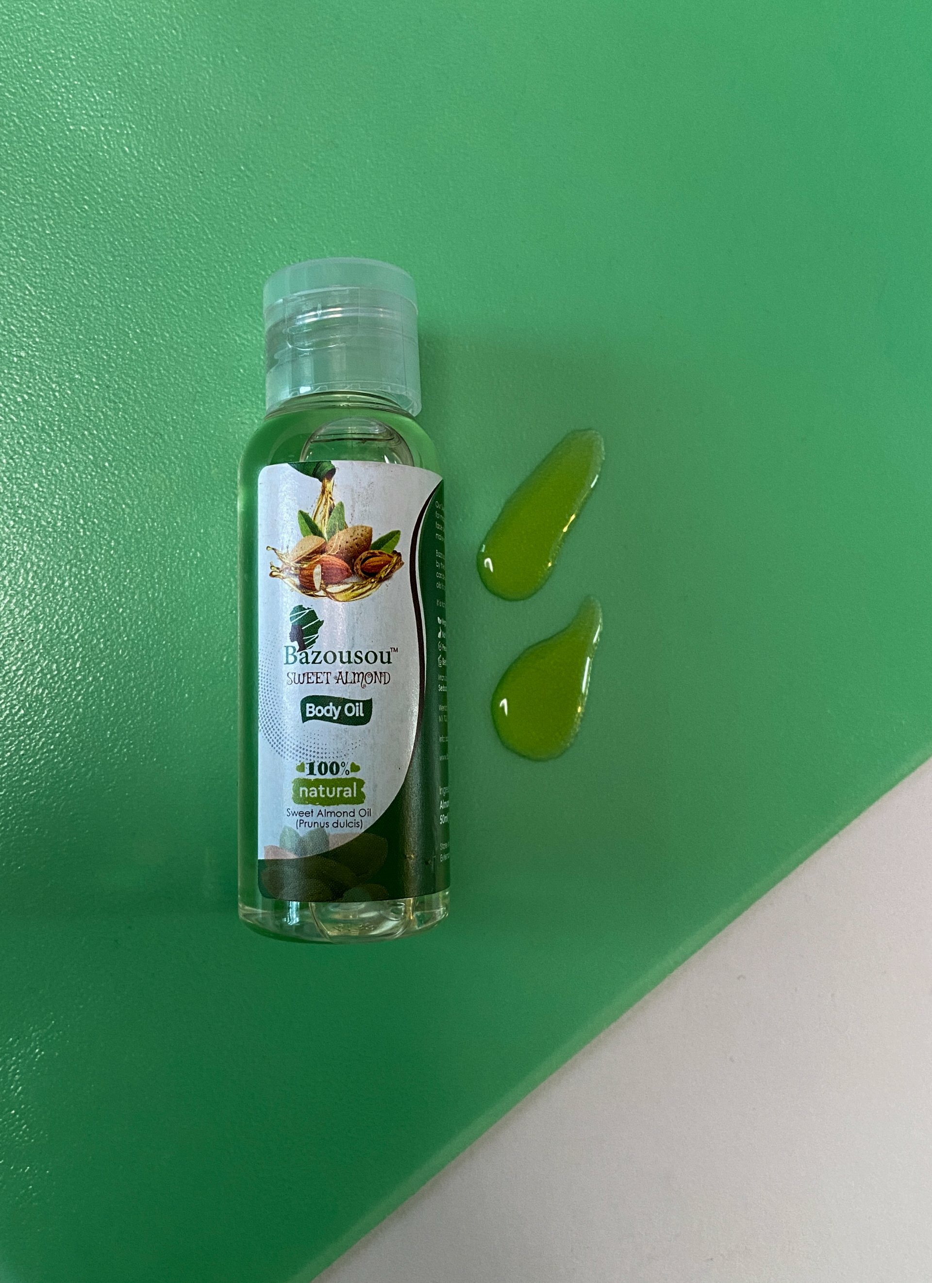 Bazousou 100 % Natural Sweet Almond Oil (Prunus dulcis) 50 ml