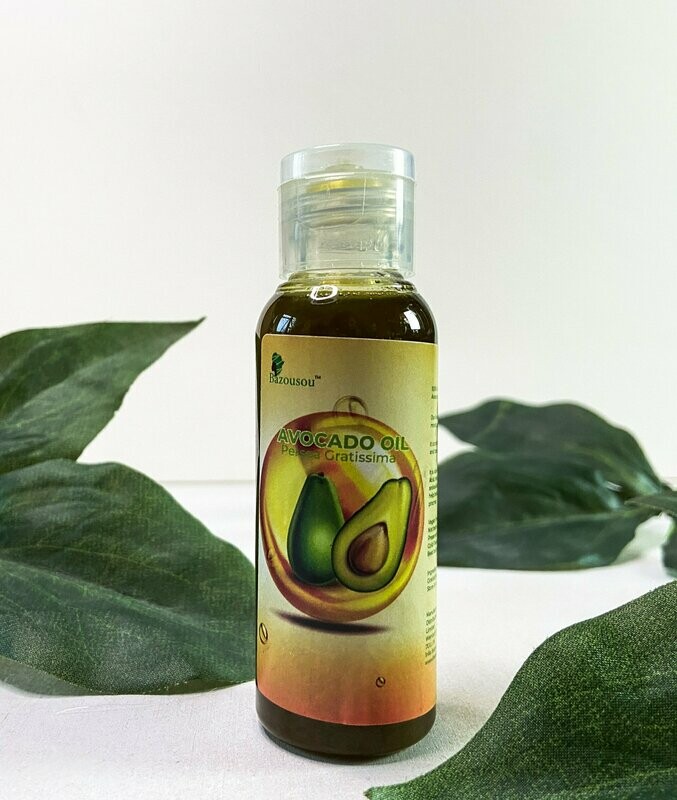 Bazousou 100% Pure Unrefined with cold pressed Avocado oil (Persia gratissima) 50ml