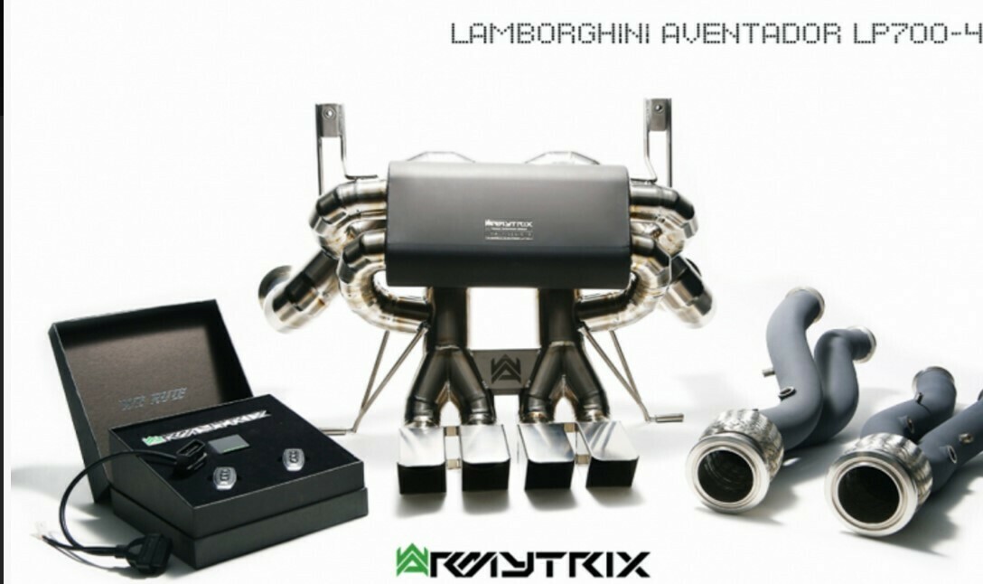 Sistema de Escape en Titanio Armytrix F1 Valvetronic para Lamborghini Aventador LP700 LP720 LP750-4 SV