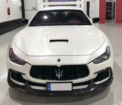 LIP DELANTERO PERFORMANCE FIBRA DE CARBONO PARA MASERATI GHIBLI (2013+)