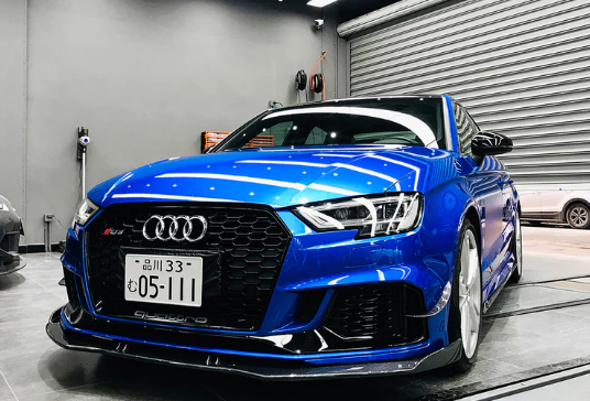 2019-2020 Audi RS3 BKSS Style Carbon Fiber Front Lip