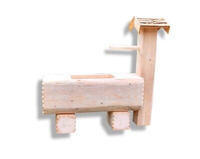 Holzbrunnen in Tannenholz