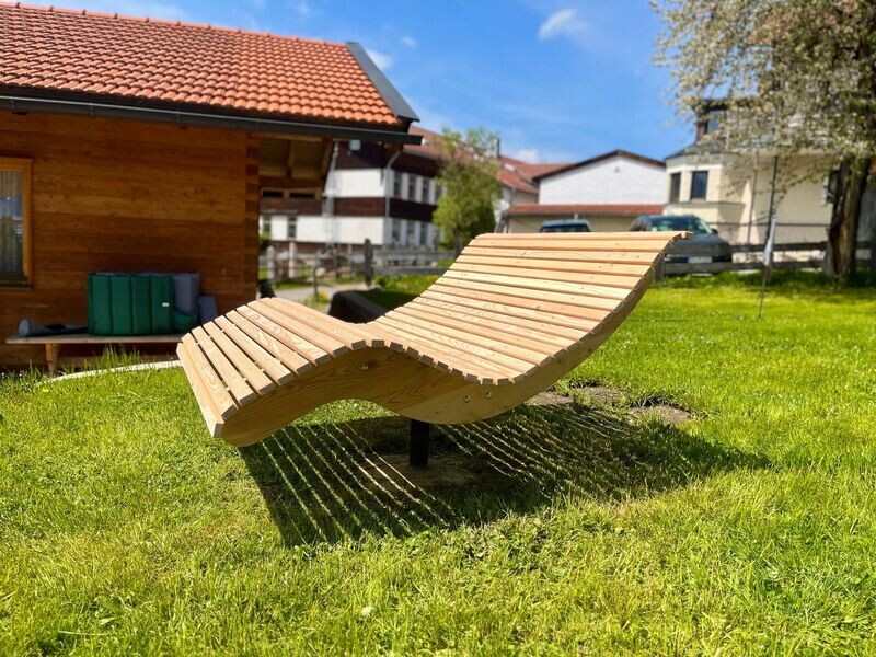 Doppelliege ,,Walchensee" mit Drehgestell zum Einbetonieren