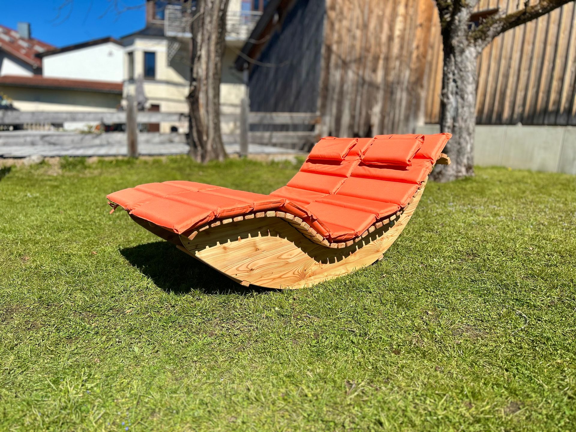 Schaukelliege ,,Obersee'' Schwungliege mit Polster