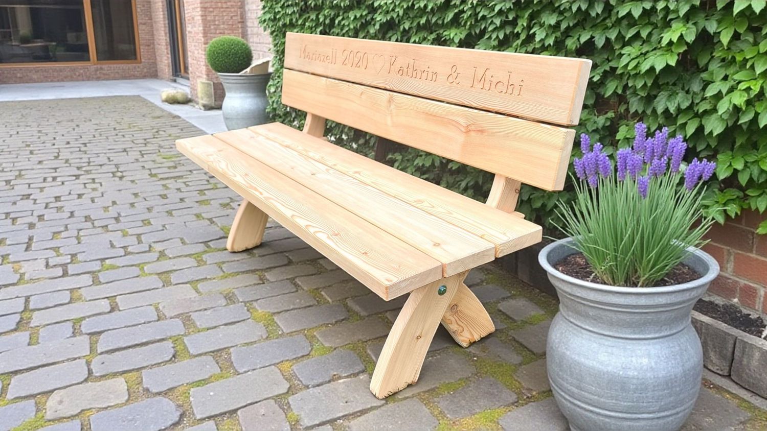 Gartenbank ,,Kochelsee Gartenbank ,,Kochelsee" aus Lärchenholz