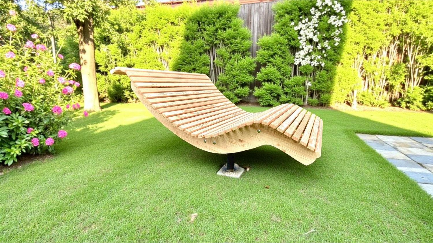 Doppelliege ,,Walchensee Doppelliege ,,Walchensee" mit Drehgestell zum Einbetonieren