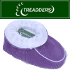 Purple Corduroy with White Fleece Lining