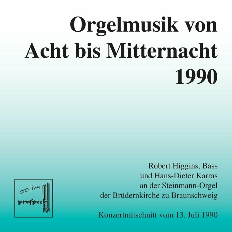 Orgelmusik von Acht bis Mitternacht 1990 | Live-CD Orgelmusik von Acht bis Mitternacht 1990 | Live-CD