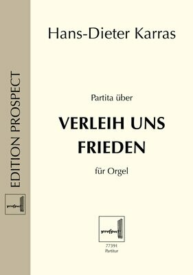Hans-Dieter Karras: Verleih uns Frieden | Orgel | Partitur