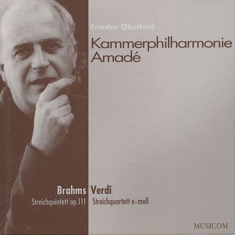 Brahms & Verdi | Kammerphilharmonie Amadé, Frieder Obstfeld | CD Brahms & Verdi | Kammerphilharmonie Amadé, Frieder Obstfeld | CD