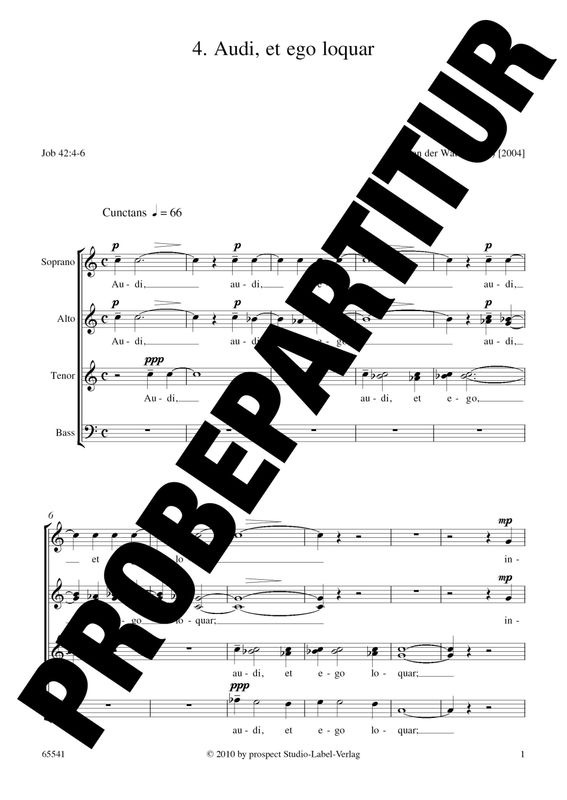 Niel van der Watt: Audi et ego loquar | Chor SATB | Partitur | PDF Niel van der Watt: Audi et ego loquar | Chor SATB | Partitur | PDF