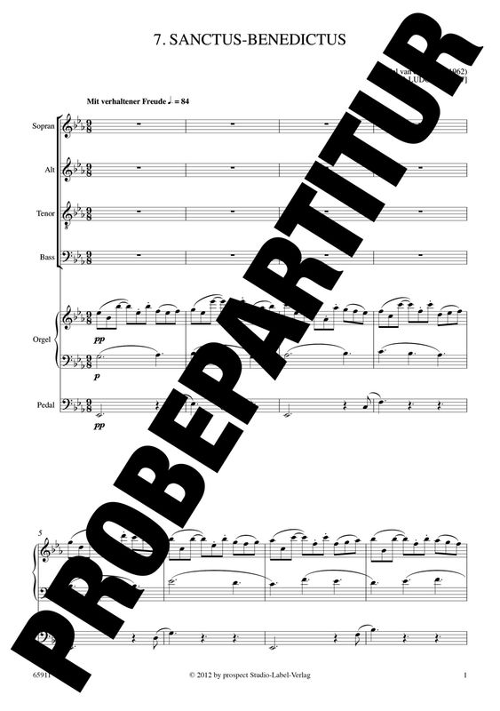Niel van der Watt: Sanctus-Benedictus aus der Messe St. Ludger | Chor SATB und Orgel | Partitur | PDF Niel van der Watt: Sanctus-Benedictus aus der Messe St. Ludger | Chor SATB und Orgel | Partitur | PDF