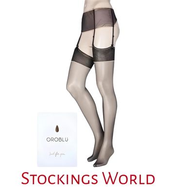 Oroblu Stockings and Suspenders Set Caprice - Various sizes